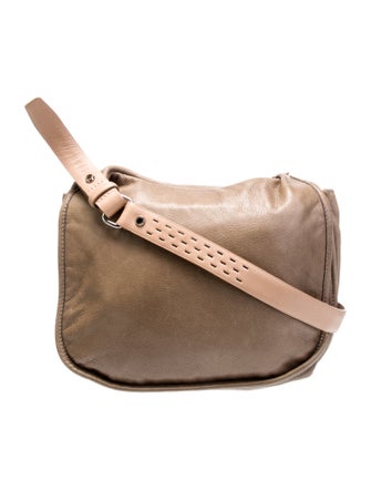 Longchamp Leather Messenger Bag