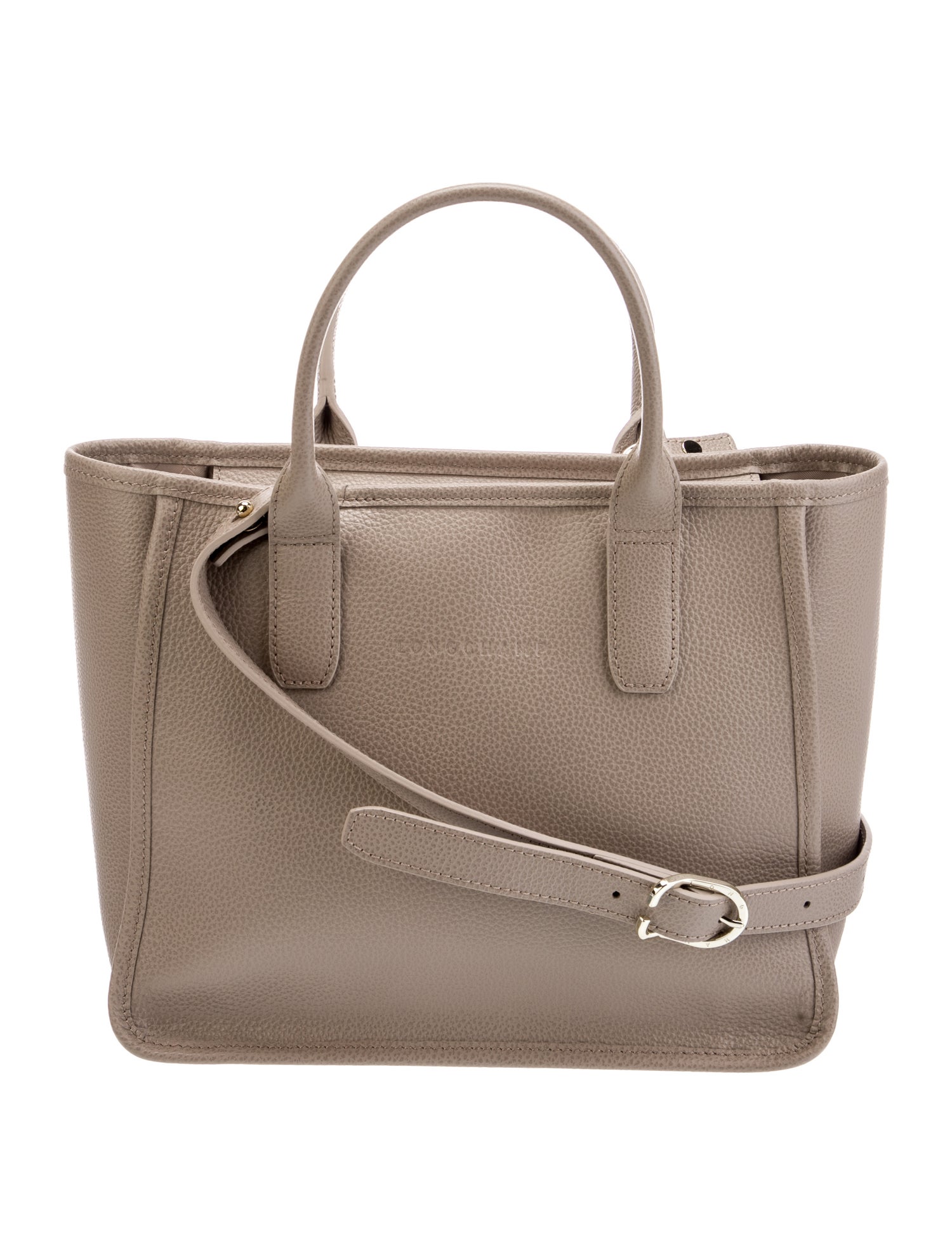 Longchamp Leather Top Handle Bag