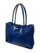 Longchamp Embossed Leather Shoulder Bag