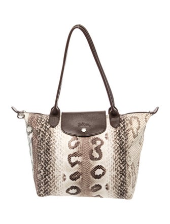 Longchamp Canvas Shoulder Bag