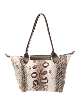 Longchamp Canvas Shoulder Bag