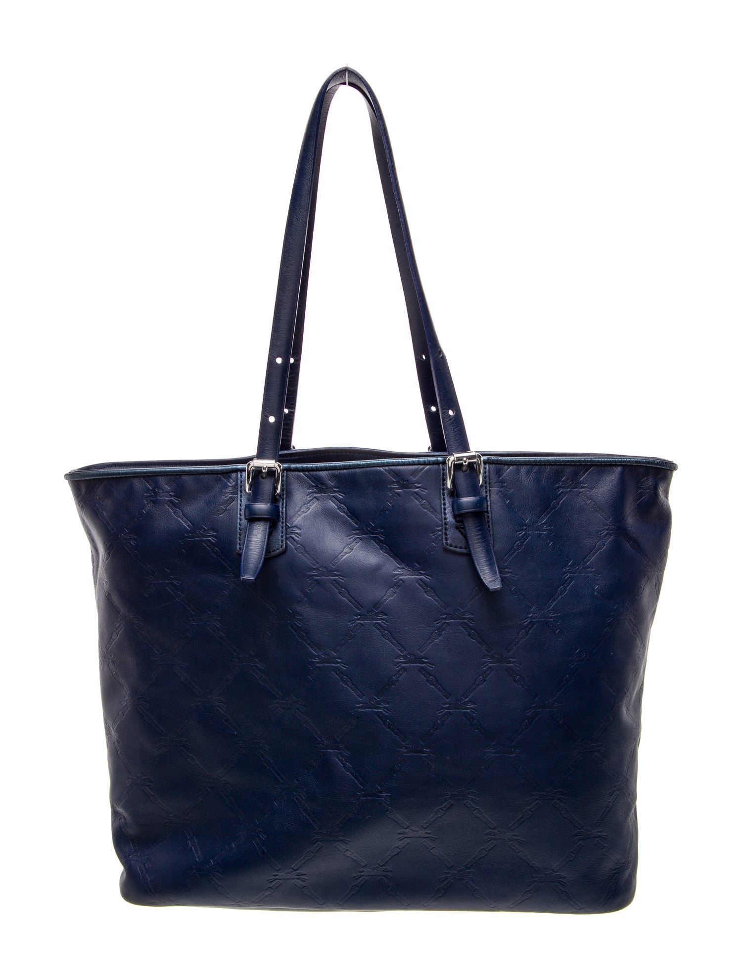 Longchamp Embossed Leather LM Cuir
