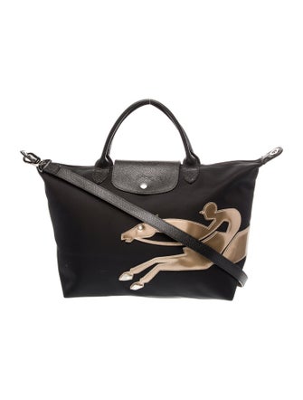 Longchamp Nylon Top Handle Bag