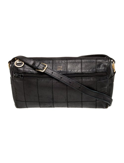 Longchamp Leather Messenger Bag