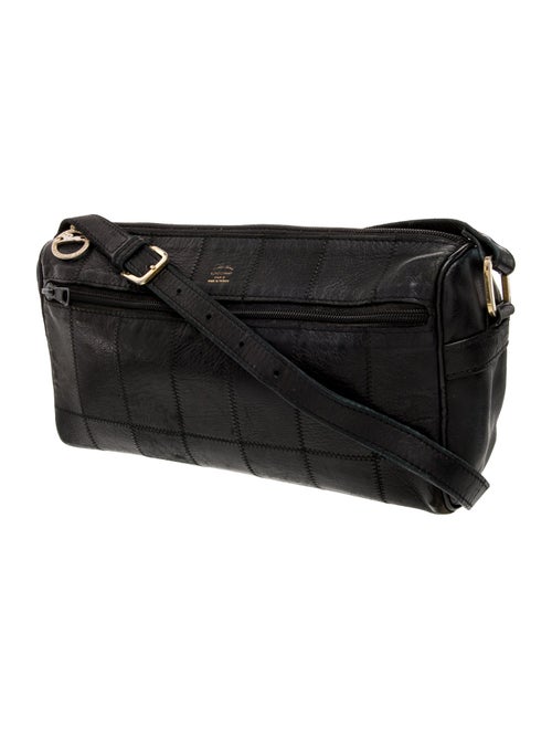 Longchamp Leather Messenger Bag