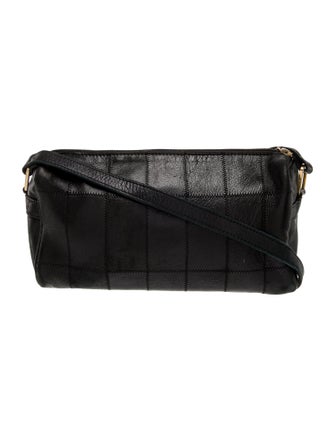 Longchamp Leather Messenger Bag