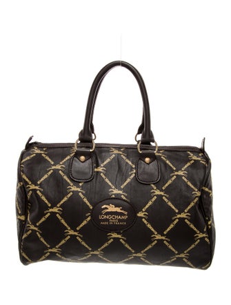 Longchamp Leather Top Handle Bag