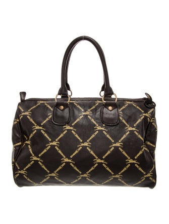 Longchamp Leather Top Handle Bag