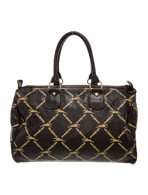 Longchamp Leather Top Handle Bag