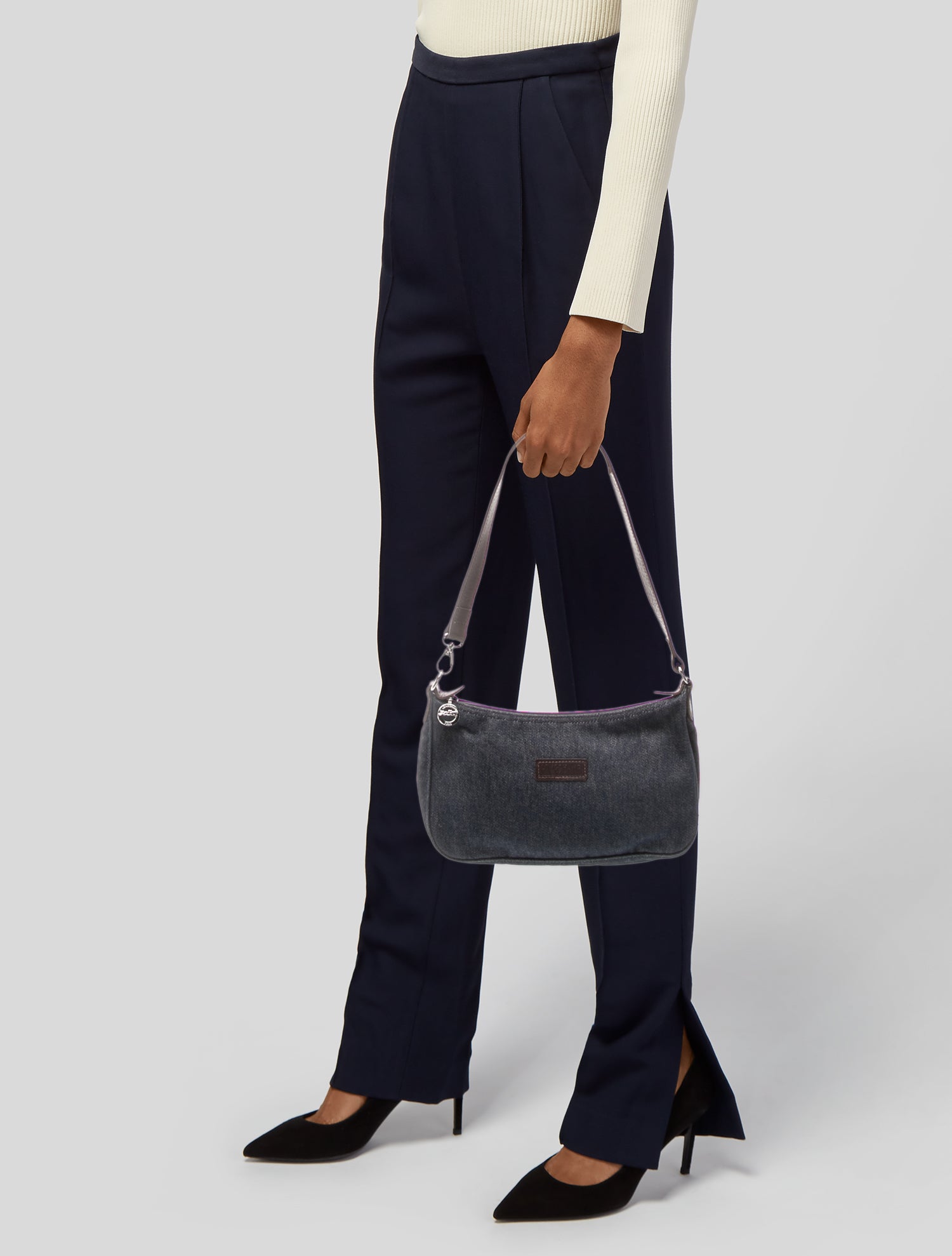 Longchamp Denim Shoulder Bag