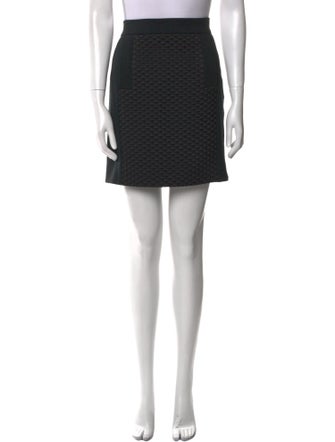 Longchamp Virgin Wool Mini Skirt