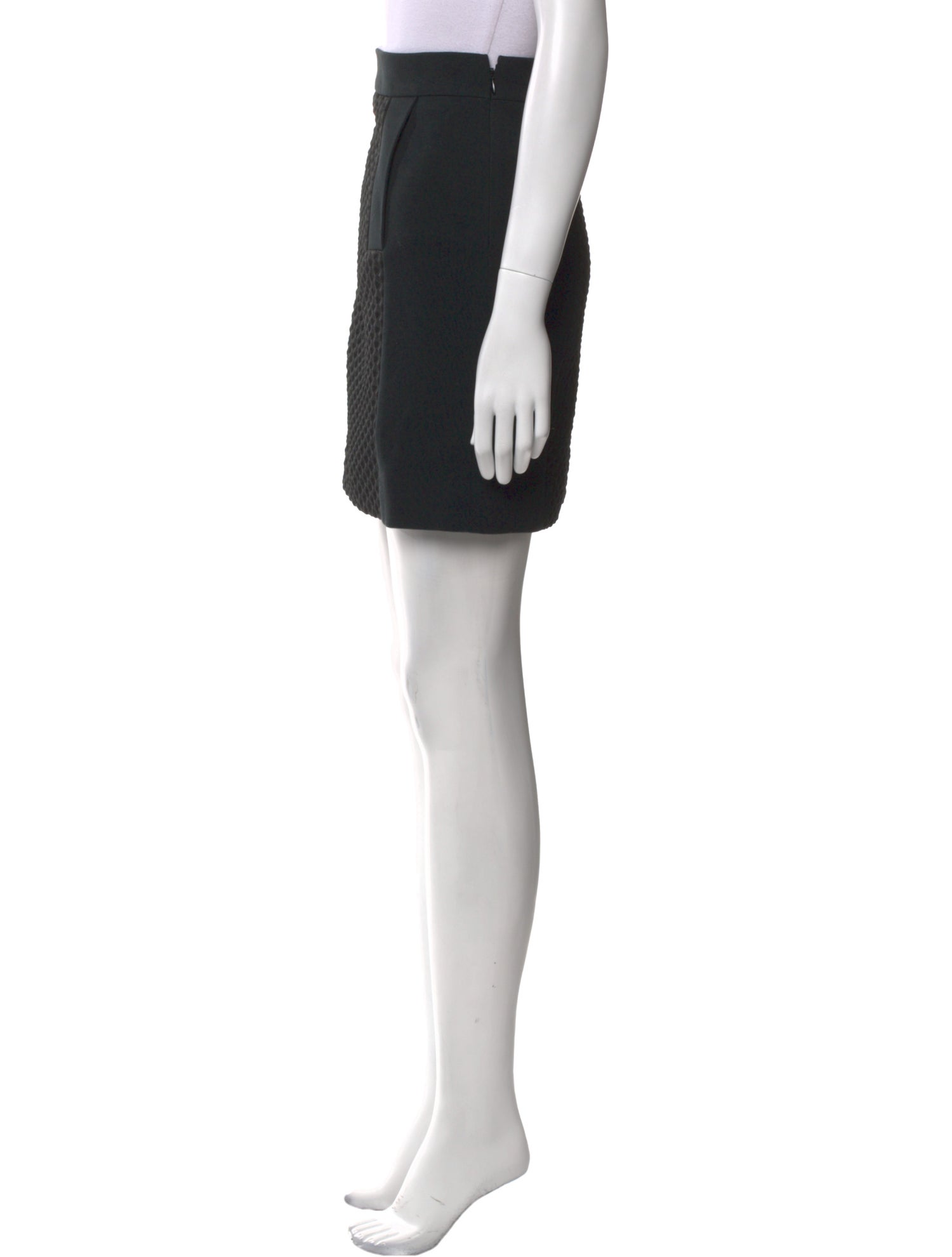 Longchamp Virgin Wool Mini Skirt