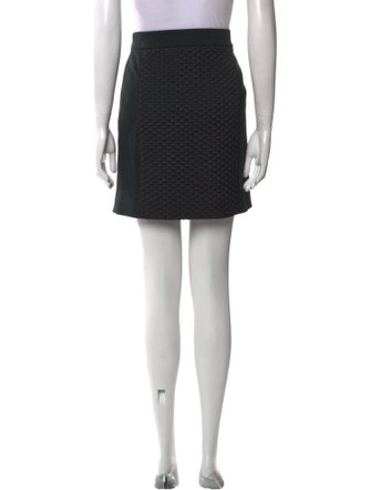 Longchamp Virgin Wool Mini Skirt