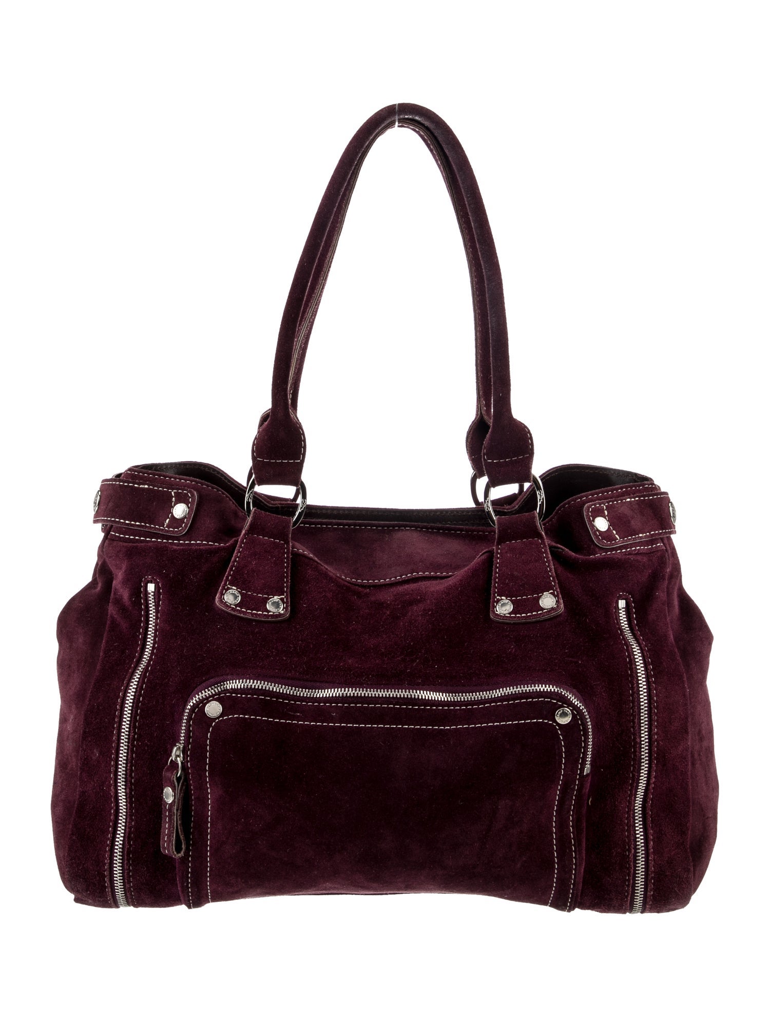 Longchamp Suede Shoulder Bag