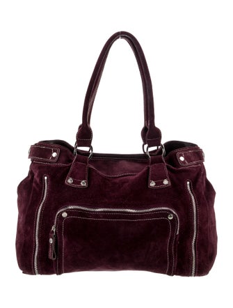 Longchamp Suede Shoulder Bag