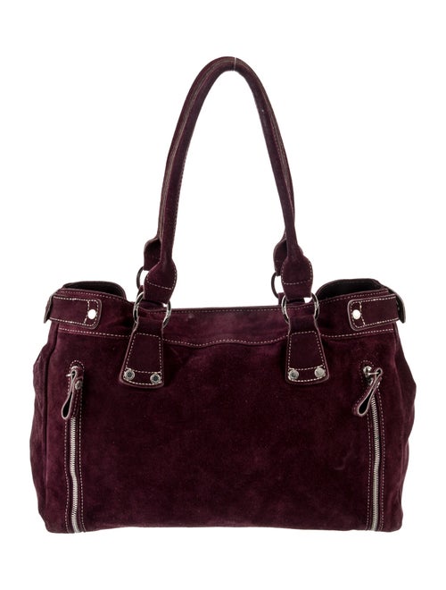 Longchamp Suede Shoulder Bag