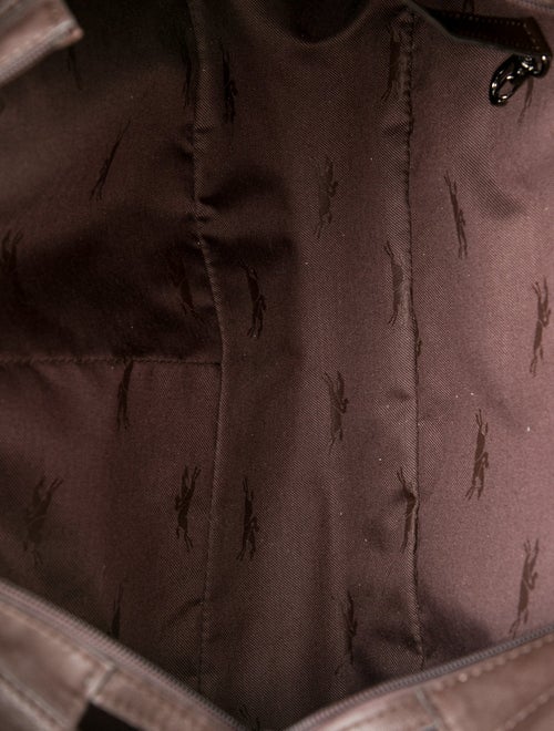 Longchamp Leather Top Handle Bag