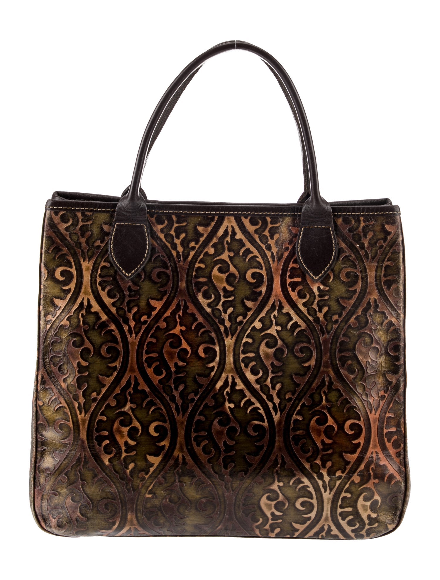 Longchamp Leather Top Handle Bag