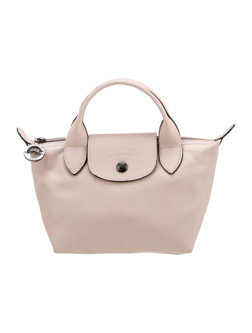 Longchamp Leather Top Handle Bag