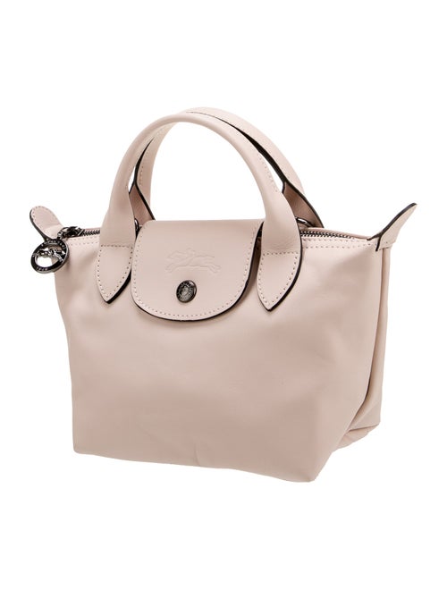 Longchamp Leather Top Handle Bag