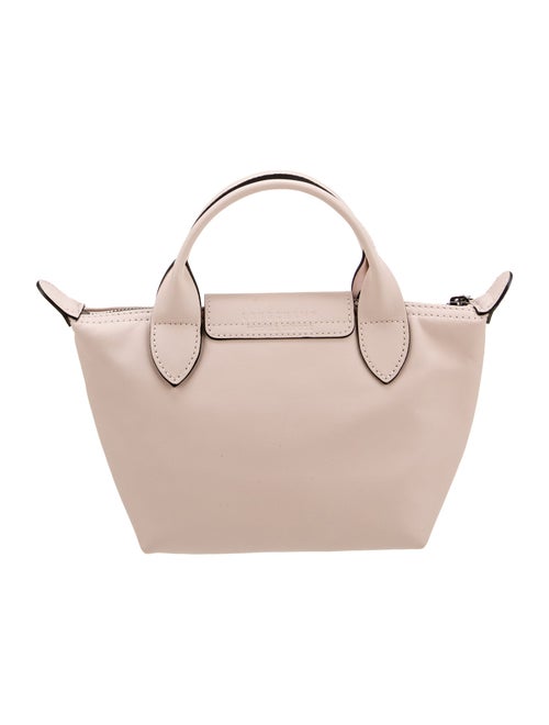 Longchamp Leather Top Handle Bag