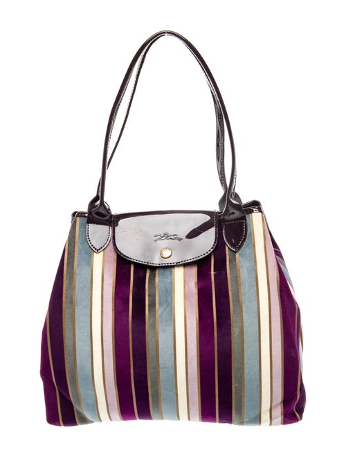 Longchamp Velvet Shoulder Bag