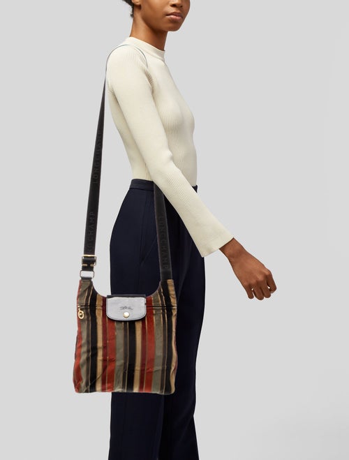 Longchamp Velvet Messenger Bag