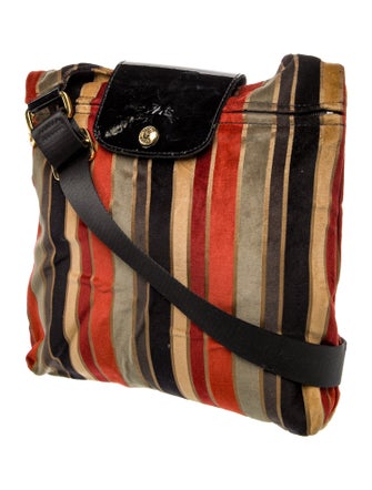 Longchamp Velvet Messenger Bag