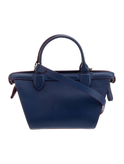 Longchamp Leather Top Handle Bag