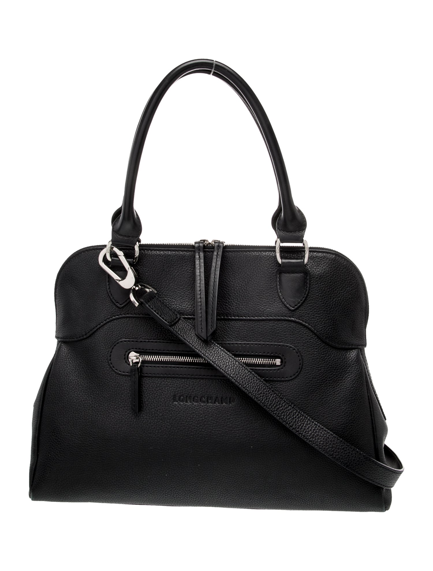 Longchamp Leather Top Handle Bag