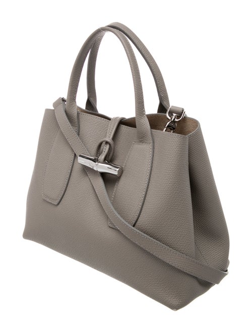 Longchamp Leather Top Handle Bag
