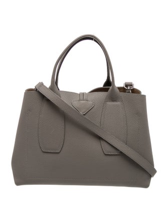 Longchamp Leather Top Handle Bag