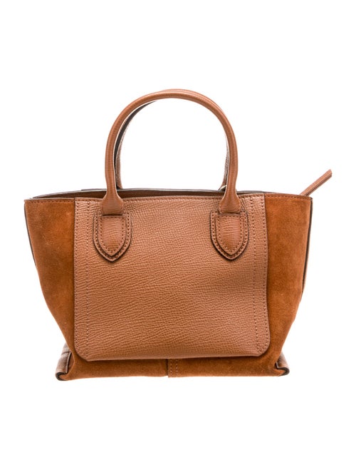 Longchamp Leather Top Handle Bag