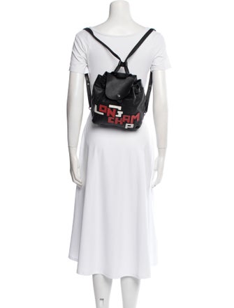 Longchamp Leather Backpack