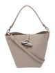 Longchamp Leather Bucket Bag