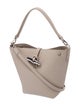 Longchamp Leather Bucket Bag