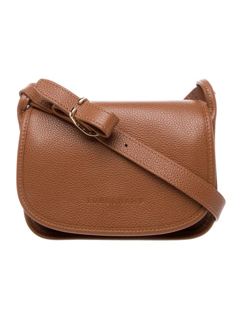 Longchamp Leather Messenger Bag