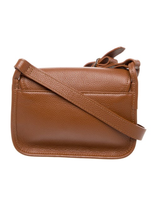 Longchamp Leather Messenger Bag