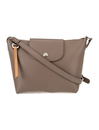 Longchamp Leather Messenger Bag