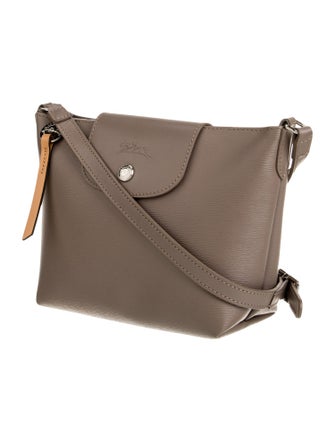 Longchamp Leather Messenger Bag