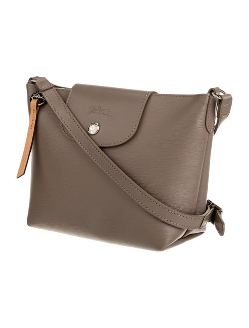 Longchamp Leather Messenger Bag