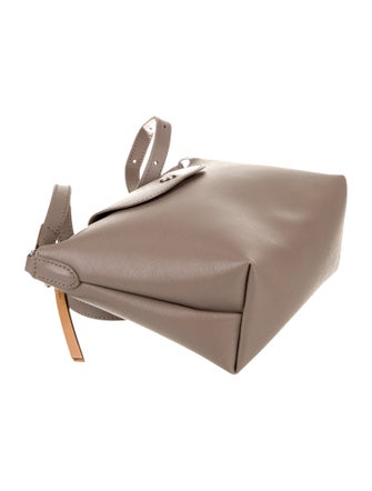Longchamp Leather Messenger Bag