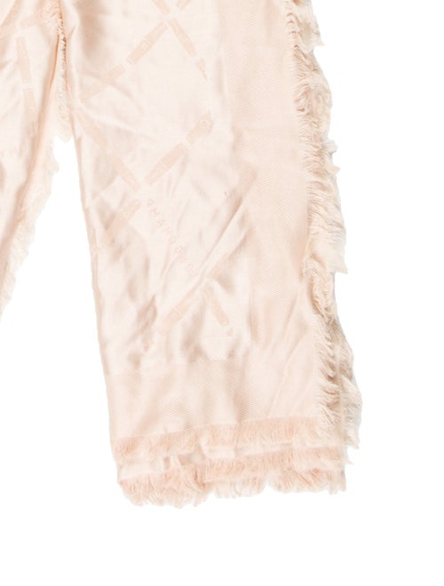 Longchamp Silk Floral Print Scarf