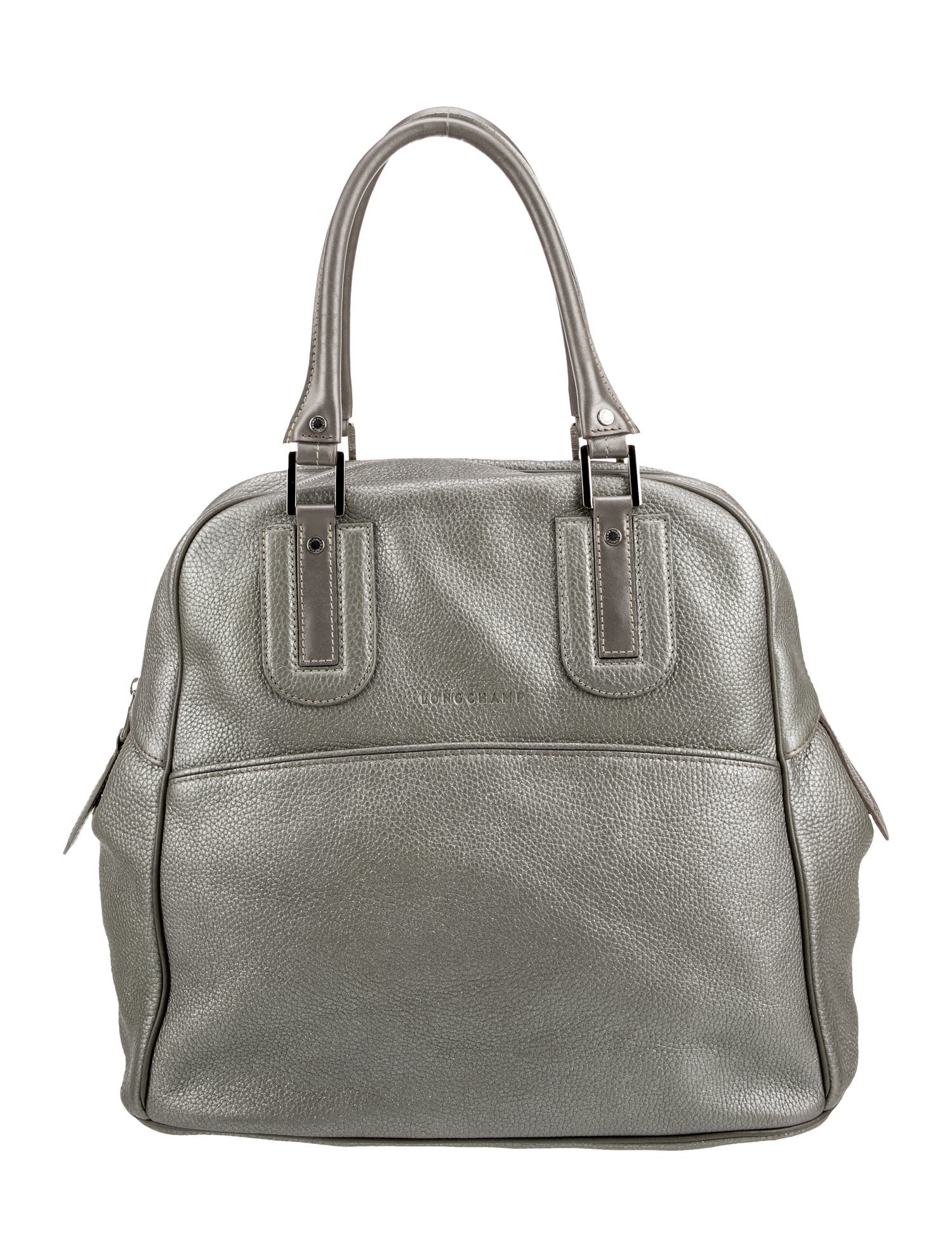 Longchamp Leather Top Handle Bag