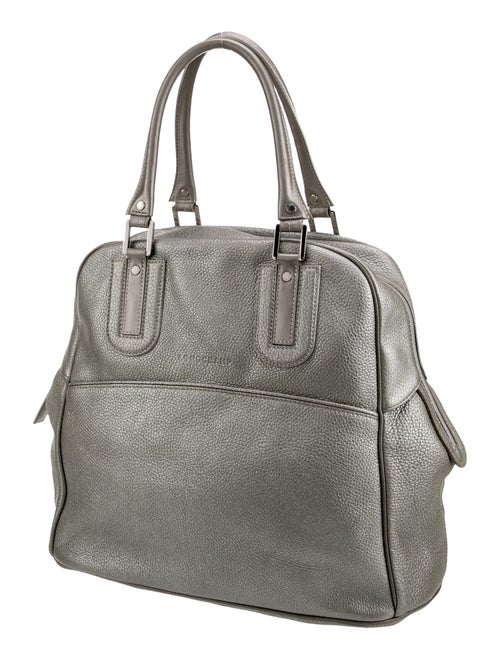 Longchamp Leather Top Handle Bag