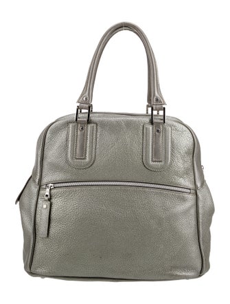 Longchamp Leather Top Handle Bag