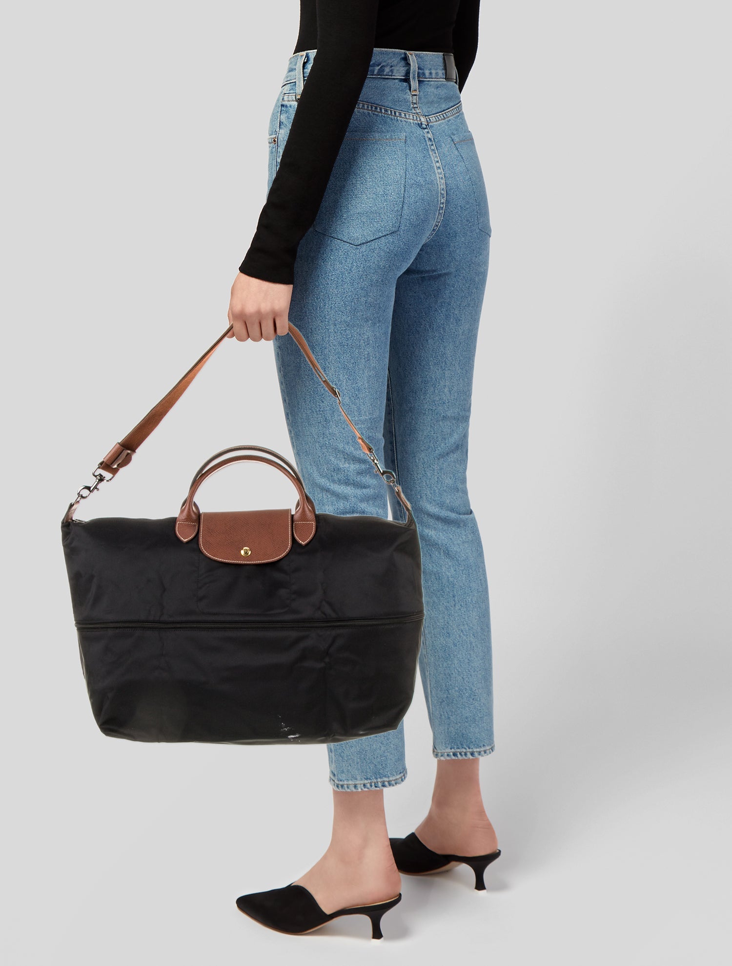 Longchamp Nylon Weekender Bag