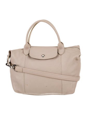 Longchamp Leather Top Handle Bag