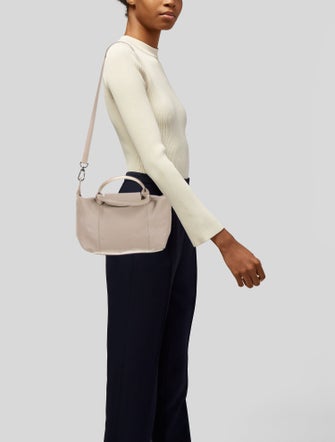 Longchamp Leather Top Handle Bag