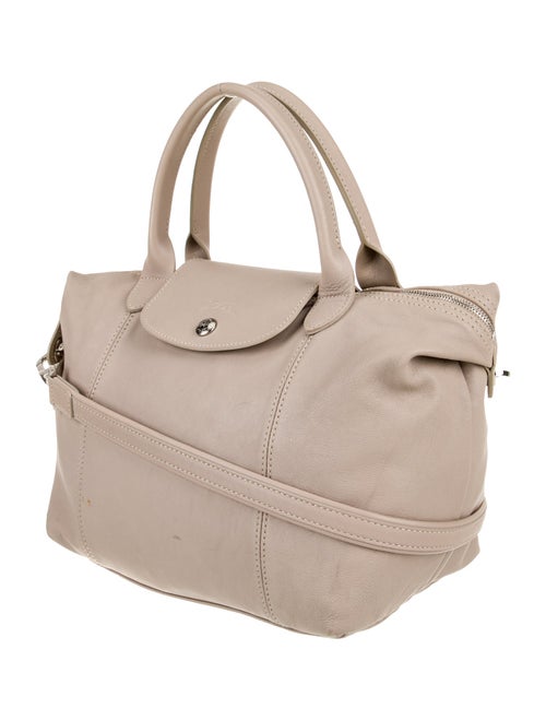 Longchamp Leather Top Handle Bag